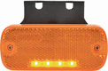 Feu de gabarit LED, rectangulaire, 12-24V, 105.4x45x11.8mm, Kramp