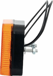 Pièces agricoles - Eclairage - Feu de gabarit LED, carré, 12-24V, 65x65x28mm, Kramp