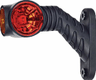 Feu de gabarit LED, 0,7/1,4W, 12-24V, blanc/orange/rouge, 110x55x125mm, 3 LED, Kramp