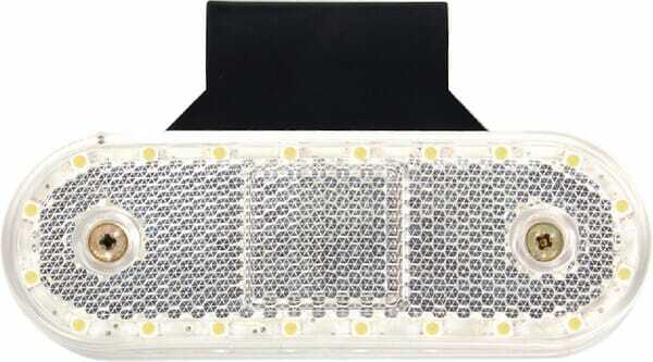 Pièces agricoles - Eclairage - Feu de gabarit LED, rectangulaire, 12-24V, 114x40x25mm, Kramp