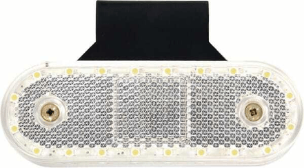 Pièces agricoles - Eclairage - Feu de gabarit LED, rectangulaire, 12-24V, 114x40x25mm, Kramp
