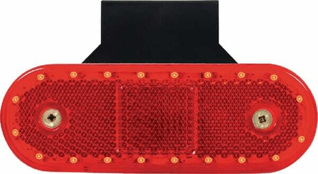 Pièces agricoles - Eclairage - Feu de gabarit LED, rectangulaire, 12-24V, 114x40x25mm, Kramp
