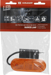 Pièces agricoles - Eclairage - Feu de gabarit LED, rectangulaire, 12-24V, 114x40x25mm, Kramp