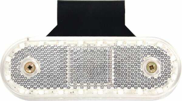 Pièces agricoles - Eclairage - Feu de gabarit LED, rectangulaire, 12-24V, 114x40x25mm, Kramp