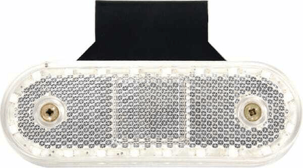 Pièces agricoles - Eclairage - Feu de gabarit LED, rectangulaire, 12-24V, 114x40x25mm, Kramp