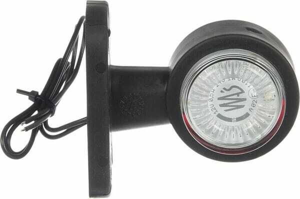 Pièces agricoles - Eclairage - Feu de gabarit LED, 12-24V, 95x89x49.5mm, Kramp