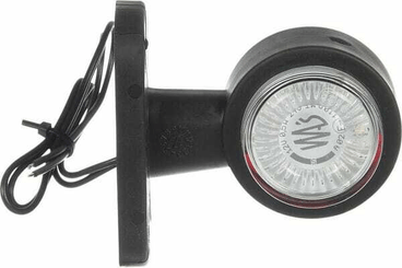 Pièces agricoles - Eclairage - Feu de gabarit LED, 12-24V, 95x89x49.5mm, Kramp