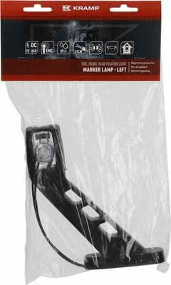 Pièces agricoles - Eclairage - Feu de gabarit gauche LED, 12-24V, 165x187x37mm, Kramp