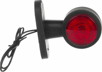 Pièces agricoles - Eclairage - Feu de gabarit LED, 12-24V, 95x89x49.5mm, Kramp