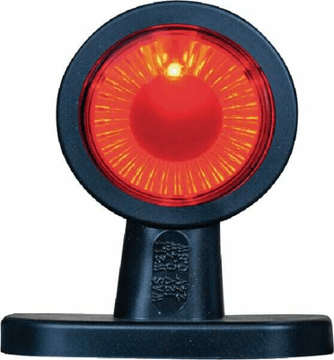 Pièces agricoles - Eclairage - Feu de gabarit LED, 12-24V, 95x89x49.5mm, Kramp