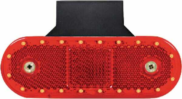 Pièces agricoles - Eclairage - Feu de gabarit LED, rectangulaire, 12-24V, 114x40x25mm, Kramp