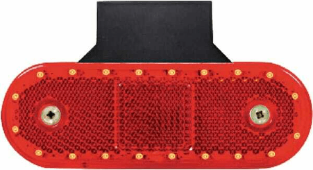 Pièces agricoles - Eclairage - Feu de gabarit LED, rectangulaire, 12-24V, 114x40x25mm, Kramp