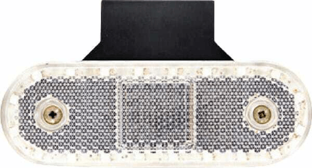 Pièces agricoles - Eclairage - Feu de gabarit LED, rectangulaire, 12-24V, 114x40x25mm, Kramp