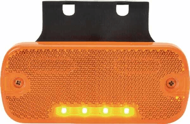 Pièces agricoles - Eclairage - Feu de gabarit LED, rectangulaire, 12-24V, 105.4x45x11.8mm, Kramp