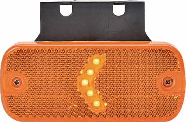 Pièces agricoles - Eclairage - Feu de gabarit LED, rectangulaire, 12-24V, 105.4x45x11.8mm, Kramp