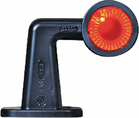 Pièces agricoles - Eclairage - Feu de gabarit gauche LED, 12-24V, 125.5x148.5x48.6mm, Kramp