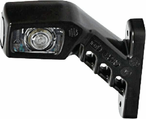 Pièces agricoles - Eclairage - Feu de gabarit gauche LED, 12-24V, 114x135x37mm, Kramp