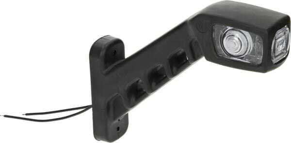 Pièces agricoles - Eclairage - Feu de gabarit droit LED, 12-24V, 165x187x37mm, Kramp