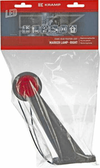 Pièces agricoles - Eclairage - Feu de gabarit LED, 12-24V, 190x164x48.6mm, Kramp