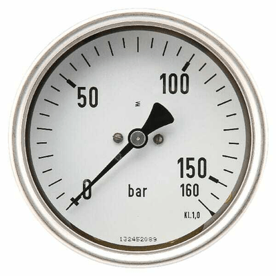 Pièces agricoles - Hydraulique - Manomètre Ø100 0-160bar ½" ar.