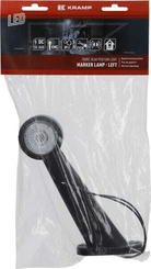 Pièces agricoles - Eclairage - Feu de gabarit LED, 12-24V, 190x164x48.6mm, Kramp