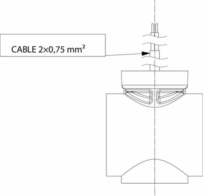 Pièces agricoles - Eclairage - Feu de gabarit LED, 0,7/1,4W, 12/24V, blanc/orange/rouge, 100x55x64mm, 3 LED, Kramp