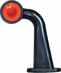 Pièces agricoles - Eclairage - Feu de gabarit droit LED, 12-24V, 180x157.6x48.6mm, Kramp