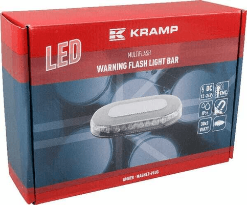 Pièces agricoles - Eclairage - Rampe lumineuse mini-rampe LED magnétique 3x30W