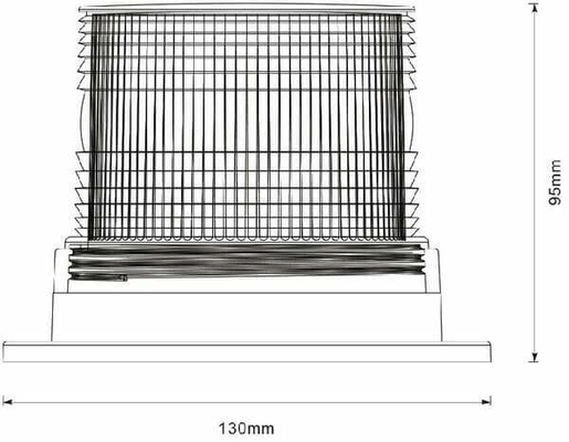 Pièces agricoles - Eclairage - Gyrophare LED, 10-110 V, avec boulon