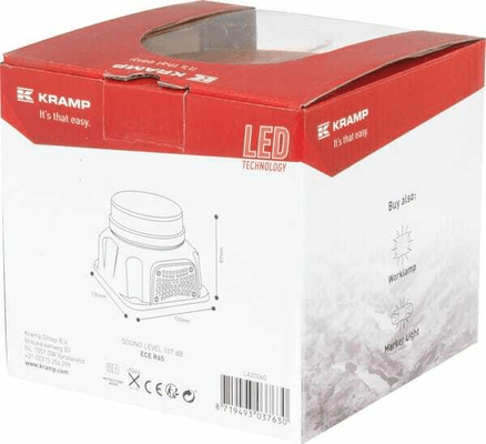 Pièces agricoles - Eclairage - Gyrophare LED, avec boulon et bip d’avertissement (97 dB)