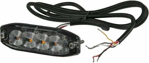Pièces agricoles - Eclairage - Clignotant, orange, 4 LED