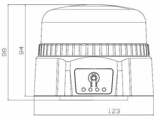 Pièces agricoles - Eclairage - Gyrophare LED rechargeable