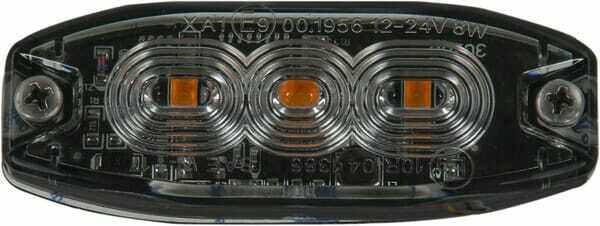 Pièces agricoles - Eclairage - Clignotant, orange, 3 LED