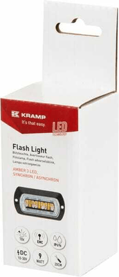 Pièces agricoles - Eclairage - Témoin d’avertissement LED, orange, 3 LED, Kramp