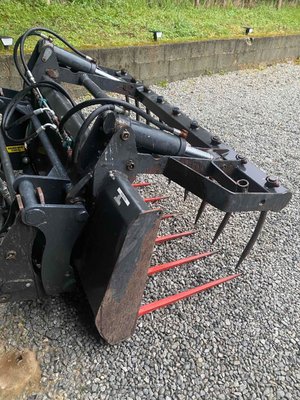 Fourche à fumier - Combiné fourche hydrogriffe 1.70 m