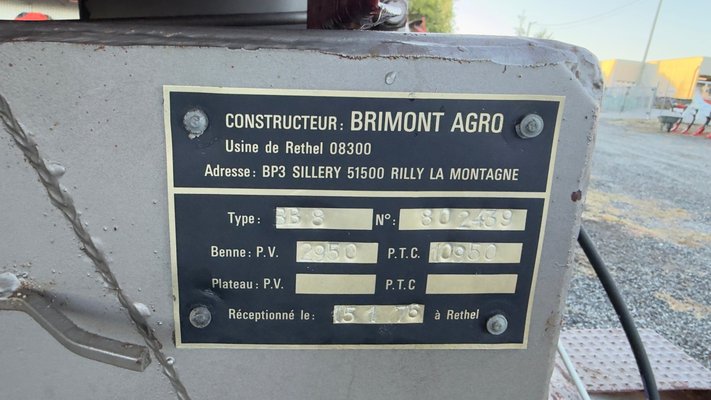 Benne agricole Brimont BB8