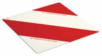 Panneau avert. 285x285mm z. d