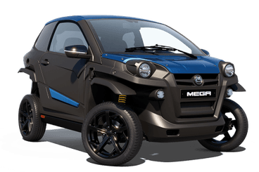 Materiels - Voiture sans permis - e-SCOUTY EVO BLANC - BLEU SAPHIR - ROUGE NACRE