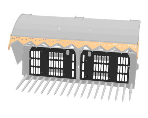 Materiels - Godet désileur - Plaque Arrière Silocut Sg 125