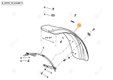 LH FRONT MUDGUARD L=237 Deutz-Fahr origine