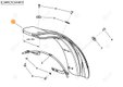 LH FRONT MUDGUARD L=170 Deutz-Fahr origine