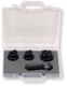 Coffret 3 découpes - tôle spécial électricien à bille norme PG , PG 13 - PG 16 - PG 21. (par 1)