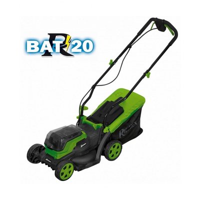 Materiels - Tondeuse poussée et tractée - TONDEUSE "R-BAT20" 40V (2X20V) 340MM SANS BATTERIE NI CHARGEUR