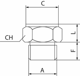 Pièces agricoles - Pièce pneumatique - Silencieux 1/4"