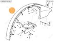RH REAR FENDER 800 Deutz-Fahr origine