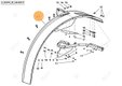 LH REAR FENDER 800 Deutz-Fahr origine
