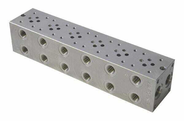 Pièces agricoles - Hydraulique - Base MRA3-6-G-Z NG6 ALU
