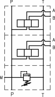 Pièces agricoles - Hydraulique - Plaq.base MR 3-3-GZCA NG-6 bas