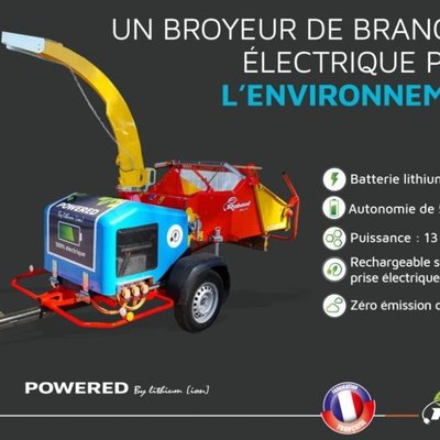 Materiels - Broyeur de branches - BROYEUR DE BRANCHES VEGETOR 160 E