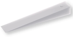 Cale en plastique 200 x 30 x 25 x 0,5 blanc (par 1)